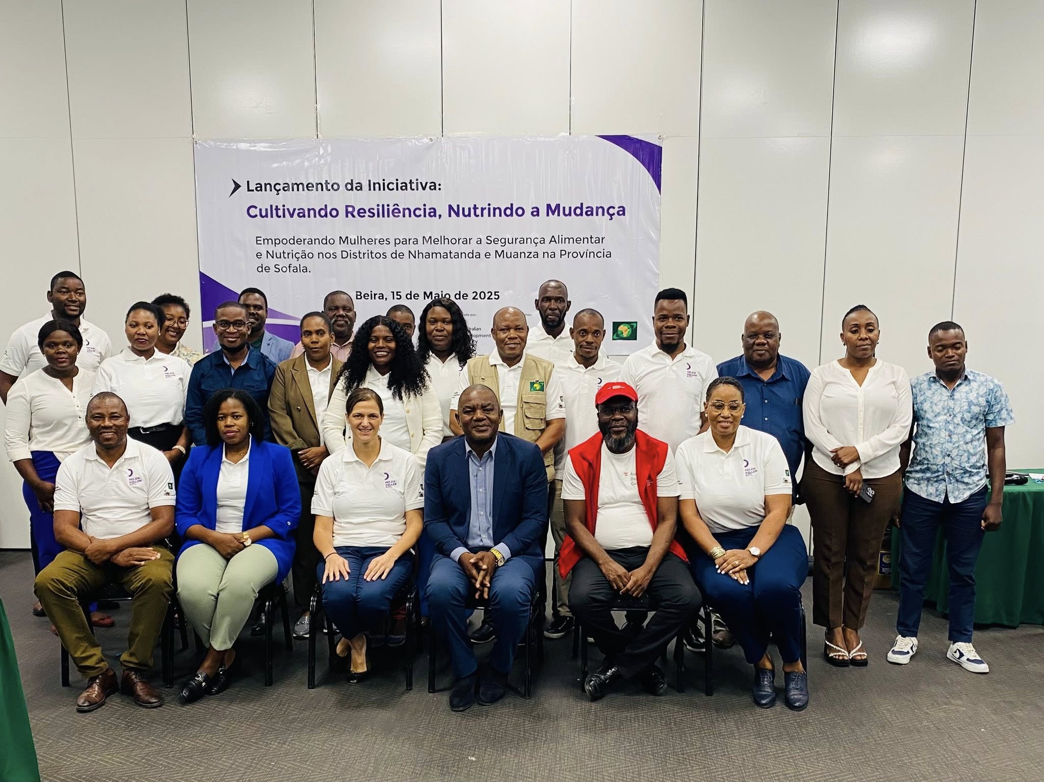 Lançamento do Projecto Cultivando a Resiliência, financiado pela Agência Austríaca de Desenvolvimento (ADA) e Helen Keller, e implementado pela ADEL-SOFALA